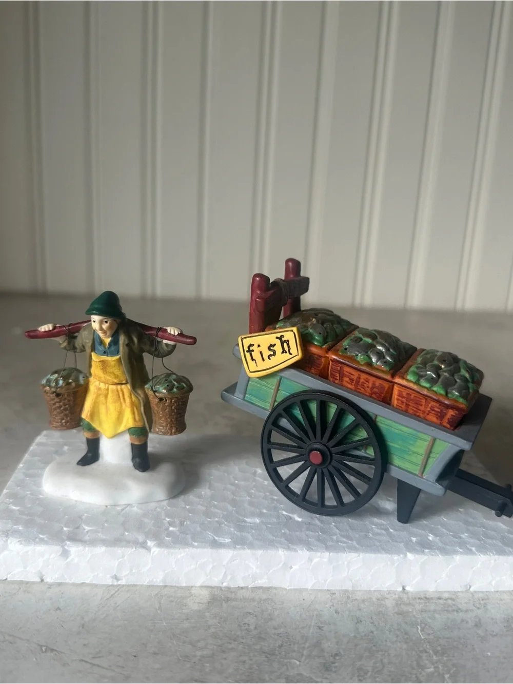 Dept 56 Lot Of 4 Boxes Market Cart Vendor 9 Accessory Pcs Heritage Accessories